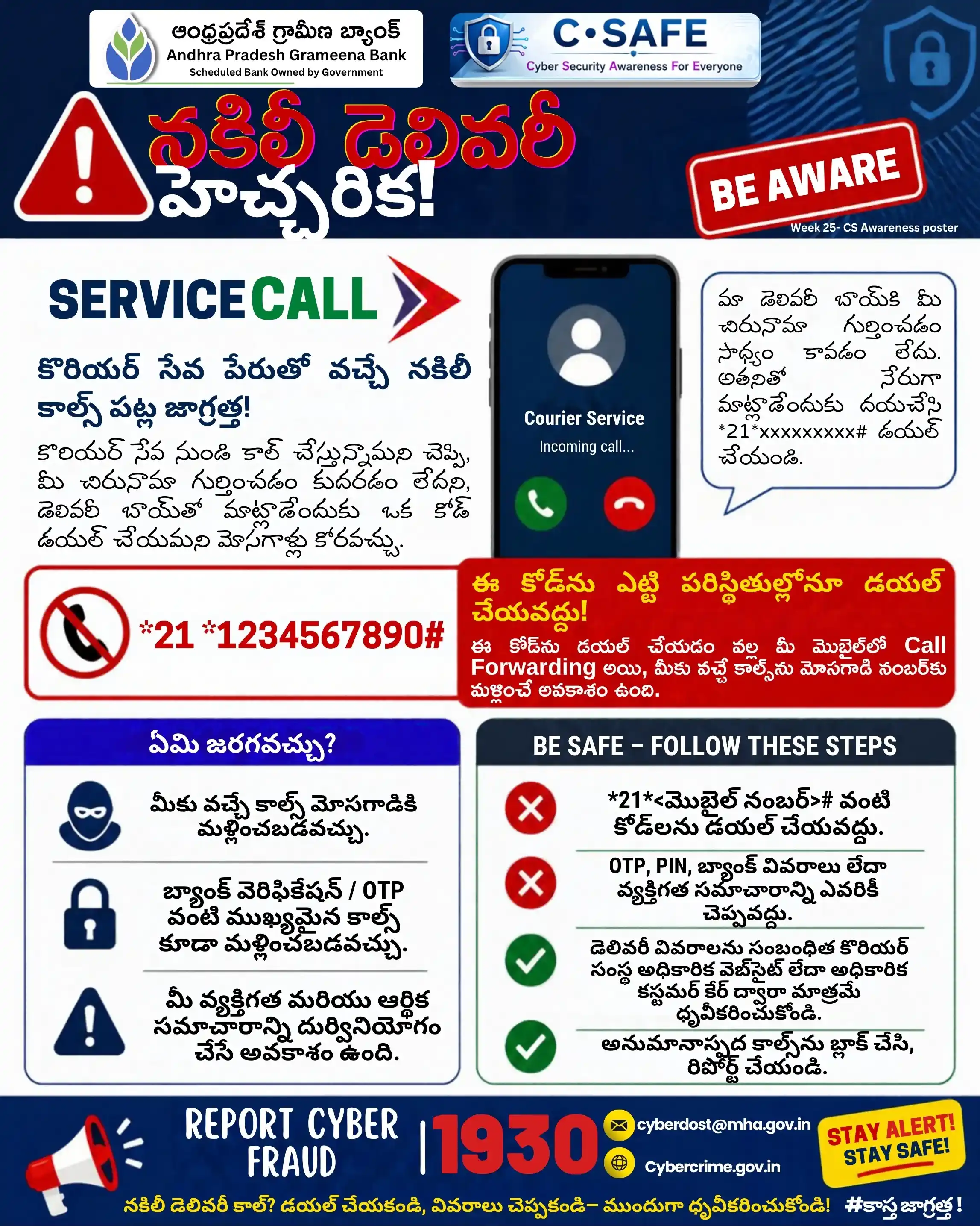 Fake Delivery Calls Telugu